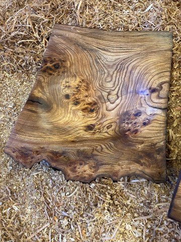 Phil Irons: Square Natural Edge Platter